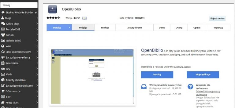 download openbiblio demo