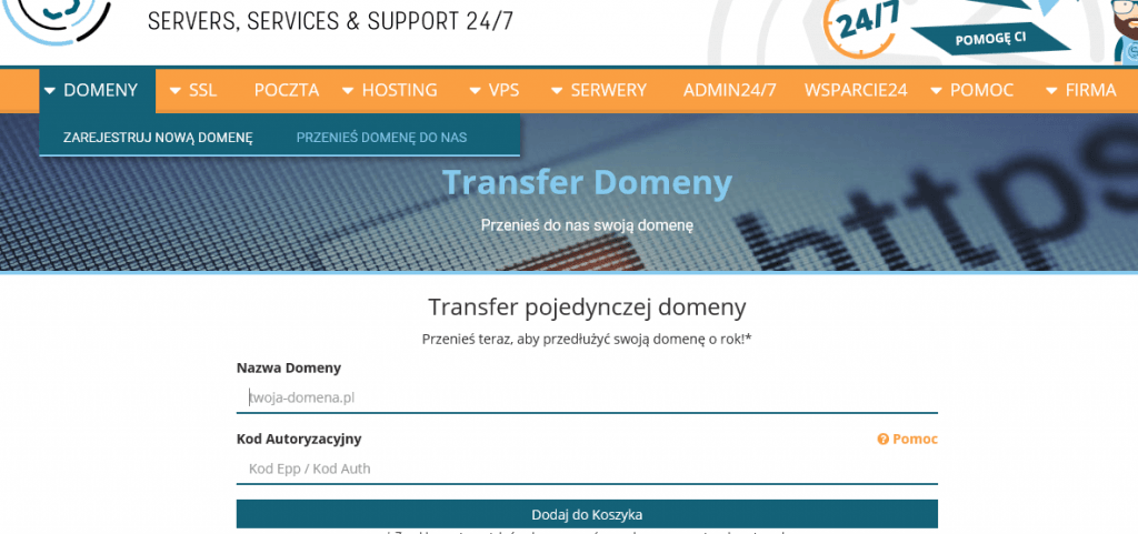 transfer-domeny