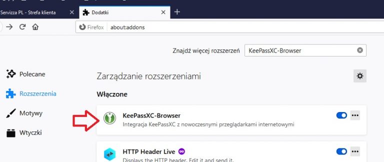 keepassxc browser plugin