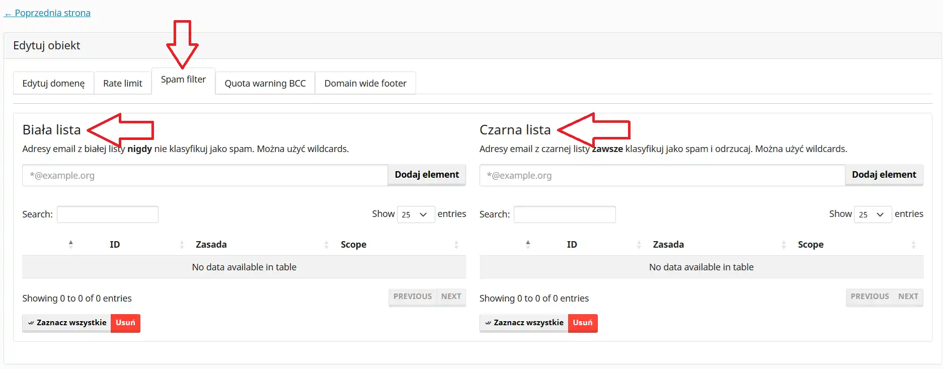 poczta-email-postmaster-domeny-filtr-spamu
